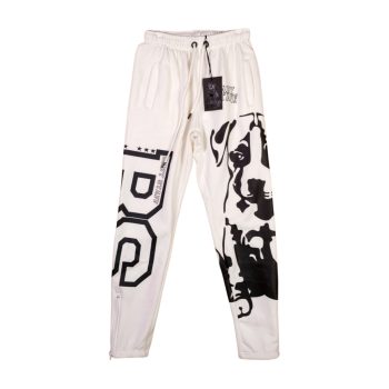 Amstaff Women’s Sweatpants – White with Large Graphic