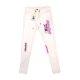 Amstaff Women’s Sweatpants – Beige with Pink Graphic