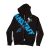 Amstaff Blue Slash Zip Hoodie – Black