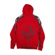 Amstaff Red Strike Zip Hoodie