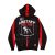 Amstaff Ruff Rugged Raw Black Red Hoodie