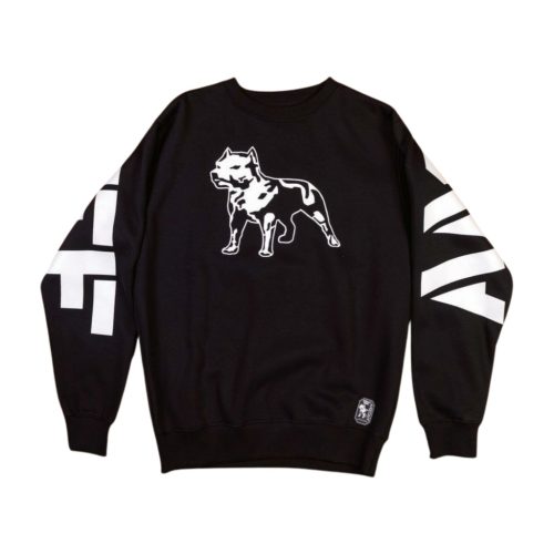 Amstaff Icon Crewneck Sweatshirt – Black