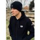 Harcos Hungary Zip Hoodie with Small Logo – Black Men’s Streetwear Sweatshirt
