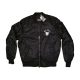 Pit Bull Men's Bomber Jacket – Black Zip-Up Streetwear Jacket