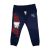 Pitbull Men’s Sweatpants – Navy with Red Graphic and “Rebel Dog” Print