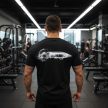 PitBull Men’s T-Shirt – Black Streetwear Gym Tee with Unique Pitbull Graphic