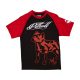 PitBull Rude Dog Men’s Raglan T-Shirt – Black/Red
