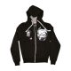 PitBull Zip Hoodie with Large Logo – Black Men’s Streetwear Sweatshirt