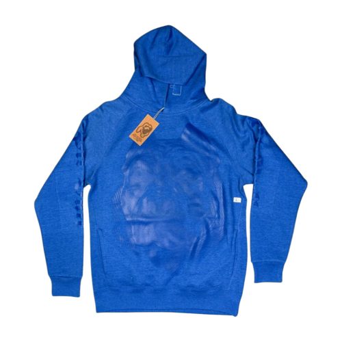 PitBull Hoodie – Blue Men’s Streetwear Sweatshirt with Tonal Graphic