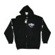 PitBull “Knock Out” Zip Hoodie – Black Men’s Streetwear Sweatshirt