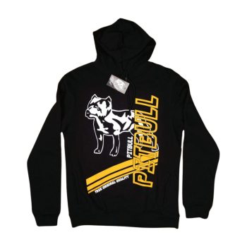   PitBull “Original Quality Patrol” Hoodie – Black Men’s Streetwear Sweatshirt