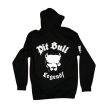PitBull “Legend” Zip Hoodie – Black Men’s Streetwear Sweatshirt