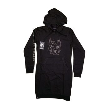Pit Bull Women's Hoodie Dress – Black