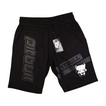 Pit Bull Classic Logo Black Shorts